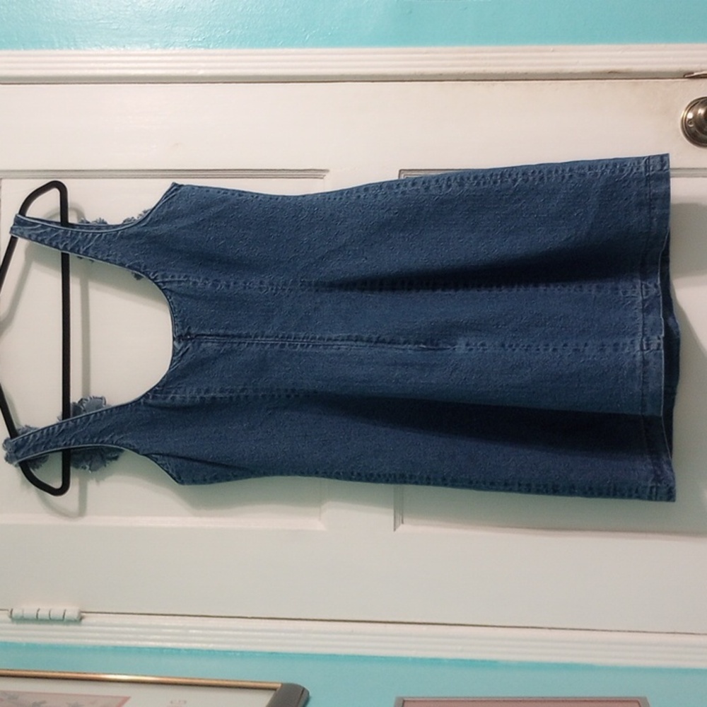Avec Les Files Rosette Denim Dress - Picture 5 of 9